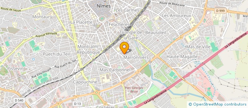 localisation de l'entreprise MADAME MYRIAM BELAJDIR à NIMES