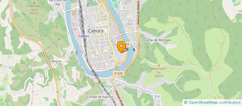 localisation de l'entreprise MADAME MYRIAM BELLEFOND  CAHORS