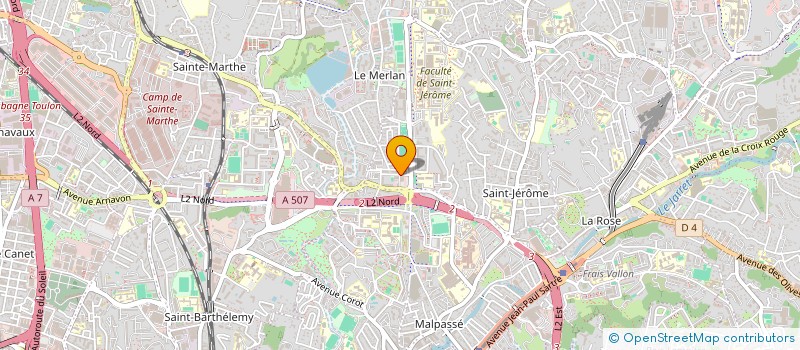 localisation de l'entreprise MADAME MYRIAM BEN HAMDANI  MARSEILLE