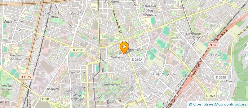 localisation de l'entreprise MADAME MYRIAM BEN MOUSSA à GRENOBLE