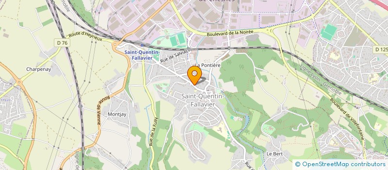 localisation de l'entreprise MADAME MYRIAM BEN ROMDHAN  SAINT-QUENTIN-FALLAVIER