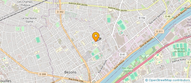 localisation de l'entreprise MADAME MYRIAM BENDEBICHE  BEZONS