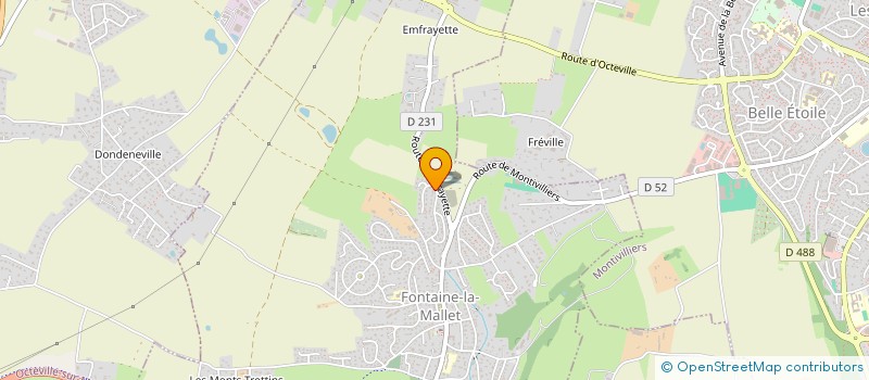 localisation de l'entreprise MADAME MYRIAM BENETEAU  FONTAINE-LA-MALLET