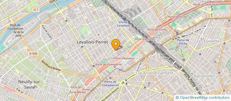 localisation de l'entreprise MADAME MYRIAM BENMECHTA à LEVALLOIS-PERRET