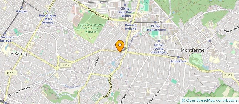 localisation de l'entreprise MADAME MYRIAM BENNACER  GAGNY