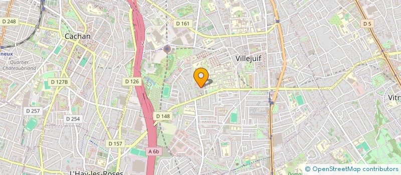 localisation de l'entreprise MADAME MYRIAM BENNOUI  VILLEJUIF