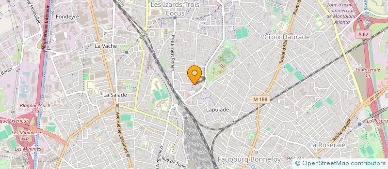 localisation de l'entreprise MADAME MYRIAM BENSOUSSAN à TOULOUSE
