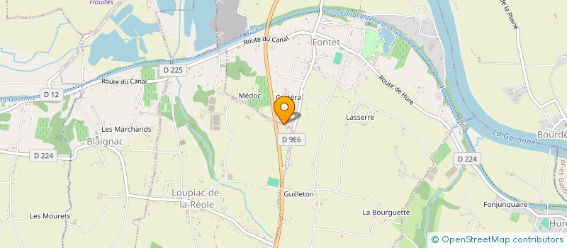 localisation de l'entreprise MADAME MYRIAM BERGAMASCO  LOUPIAC-DE-LA-REOLE