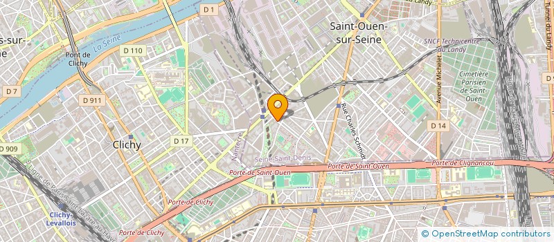 localisation de l'entreprise MADAME MYRIAM BERRADA à SAINT-OUEN-SUR-SEINE