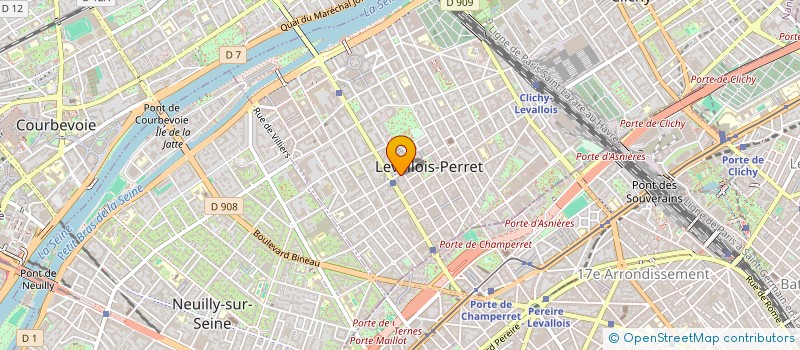 localisation de l'entreprise MADAME MYRIAM BERRADA à LEVALLOIS-PERRET