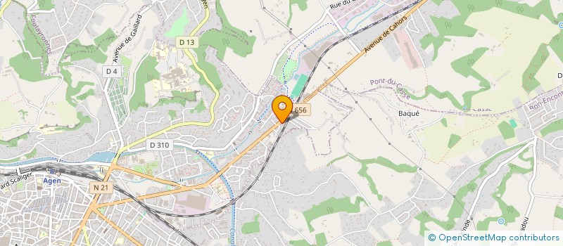 localisation de l'entreprise MADAME MYRIAM BERREGUIEG  AGEN