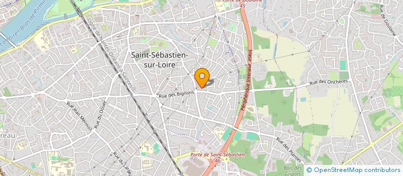 localisation de l'entreprise MADAME MYRIAM BERTRET à SAINT-SEBASTIEN-SUR-LOIRE