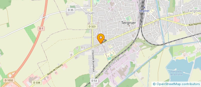 localisation de l'entreprise MADAME MYRIAM BESS  TERGNIER