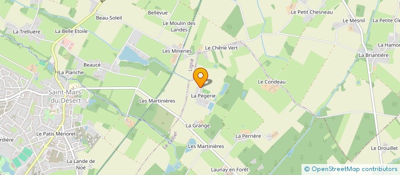 localisation de l'entreprise MADAME MYRIAM BIDAUD  CELLIER (LE)