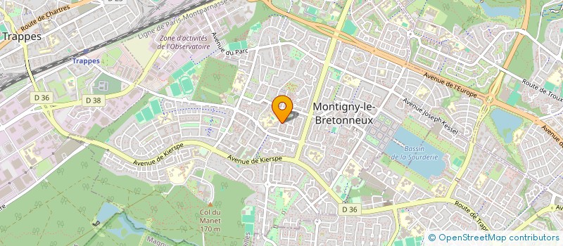 localisation de l'entreprise MADAME MYRIAM BIGOT  MONTIGNY-LE-BRETONNEUX