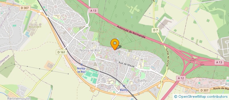 localisation de l'entreprise MADAME MYRIAM BLANCHARD  NOISY-LE-ROI