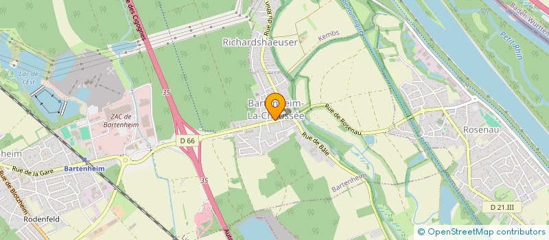 localisation de l'entreprise MADAME MYRIAM BOEGLIN  BARTENHEIM