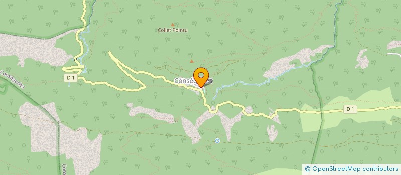 localisation de l'entreprise MADAME MYRIAM BONELLI  CONSEGUDES