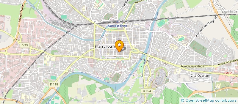localisation de l'entreprise MADAME MYRIAM BONNEAU à CARCASSONNE