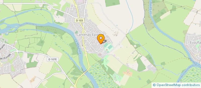 localisation de l'entreprise MADAME MYRIAM BONNET à CANTENAY-EPINARD