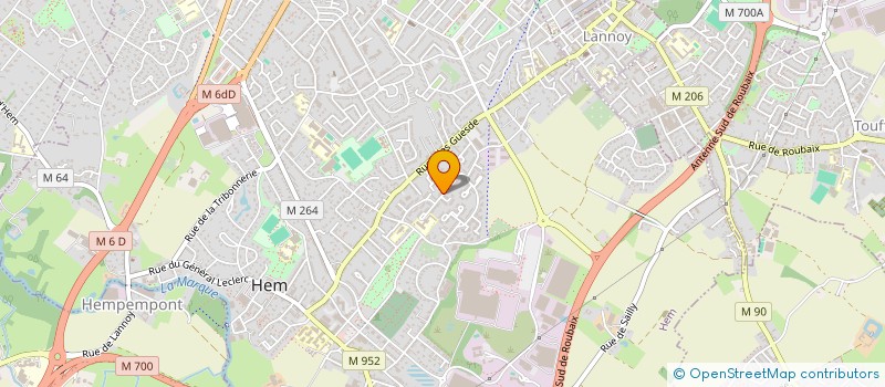 localisation de l'entreprise MADAME MYRIAM BONTE  HEM