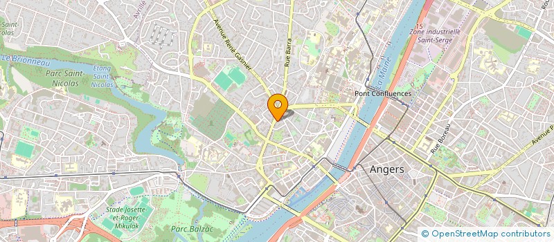 localisation de l'entreprise MADAME MYRIAM BOSSARD à ANGERS