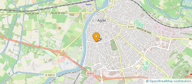 localisation de l'entreprise MADAME MYRIAM BOUAKAZ à AGDE