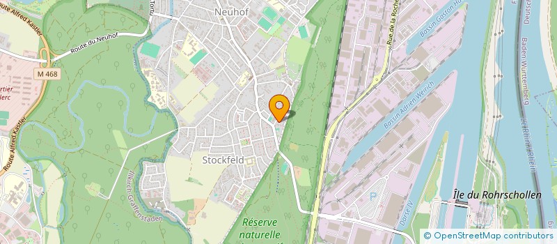 localisation de l'entreprise MADAME MYRIAM BOUAZZAOUI à STRASBOURG