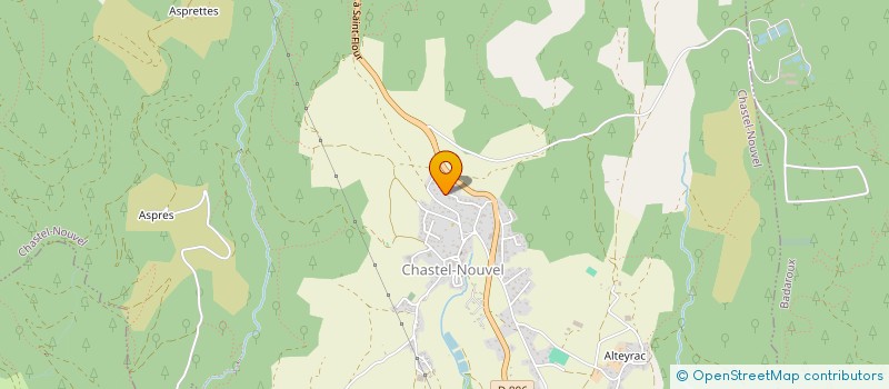 localisation de l'entreprise MADAME MYRIAM BOUCHET  CHASTEL-NOUVEL