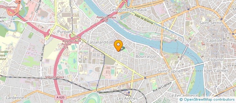 localisation de l'entreprise MADAME MYRIAM BOUE à TOULOUSE