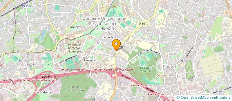 localisation de l'entreprise MADAME MYRIAM BOUKADIDA  PESSAC