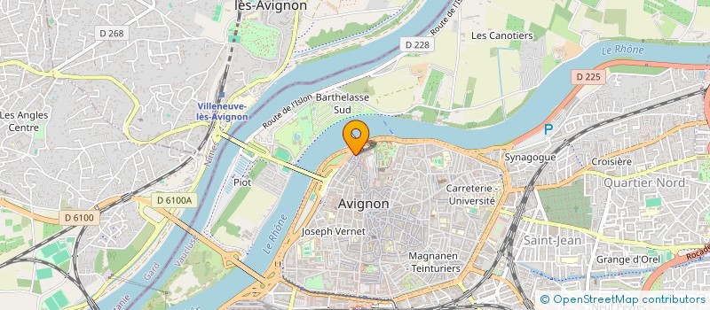 localisation de l'entreprise MADAME MYRIAM BOUKORRAS  AVIGNON