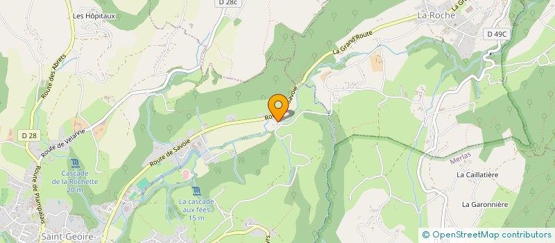 localisation de l'entreprise MADAME MYRIAM BOUNAMCHA  SAINT-GEOIRE-EN-VALDAINE