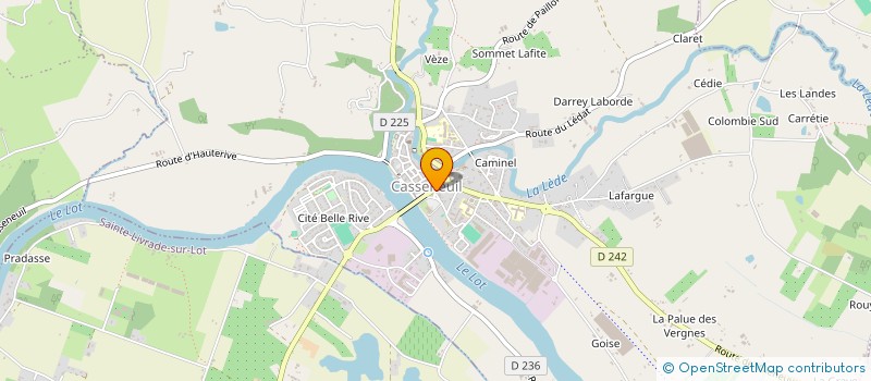 localisation de l'entreprise MADAME MYRIAM BOUSQUET à CASSENEUIL