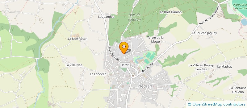 localisation de l'entreprise MADAME MYRIAM BOUTEILLE à PLEDRAN