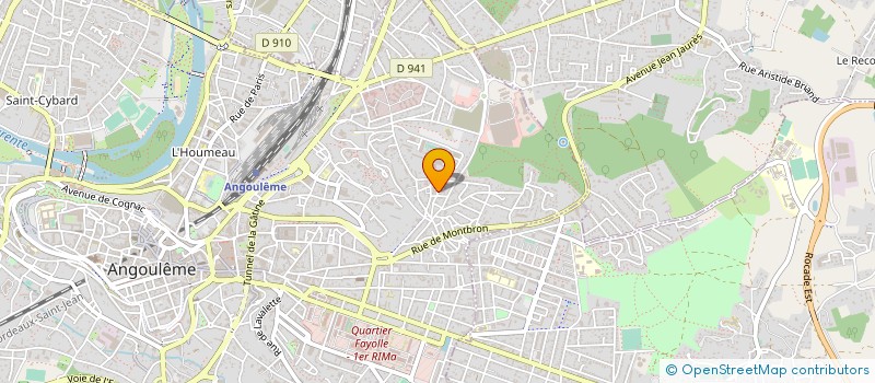 localisation de l'entreprise MADAME MYRIAM BOUTIRA à ANGOULEME