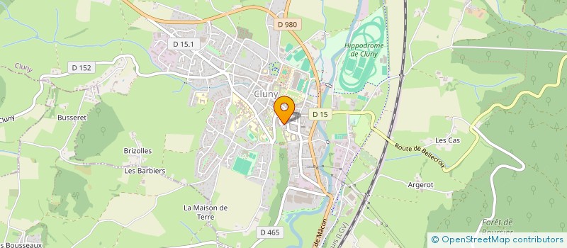 localisation de l'entreprise MADAME MYRIAM BOUYER à CLUNY