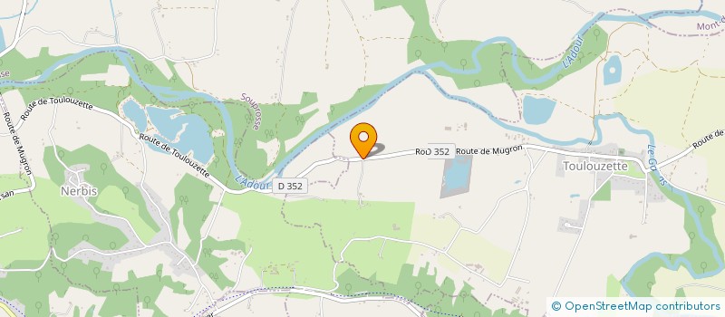 localisation de l'entreprise MADAME MYRIAM BOUYRIE  TOULOUZETTE