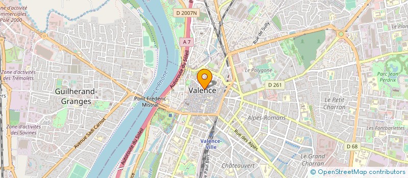 localisation de l'entreprise MADAME MYRIAM BOYET à VALENCE