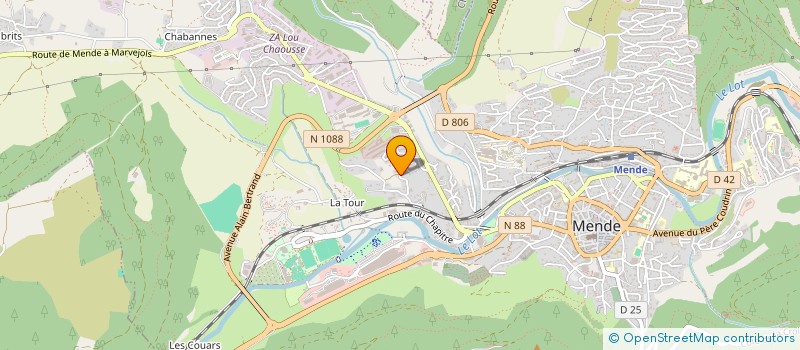 localisation de l'entreprise MADAME MYRIAM BRAJON  BANASSAC-CANILHAC