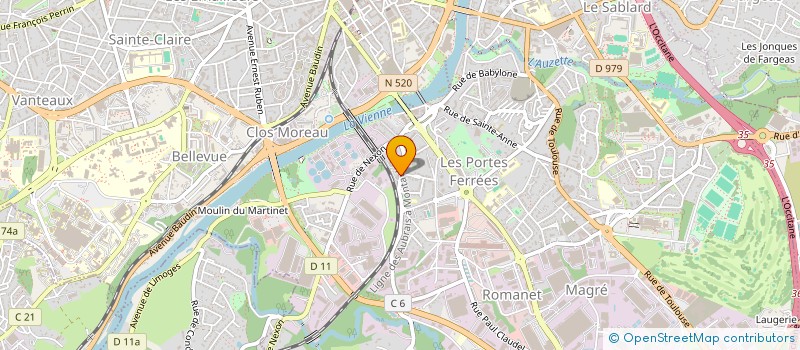 localisation de l'entreprise MADAME MYRIAM BRAULT à LIMOGES