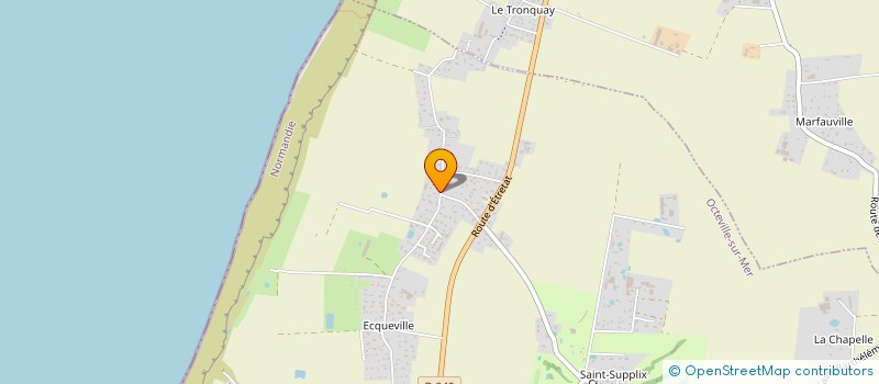 localisation de l'entreprise MADAME MYRIAM BREARD  OCTEVILLE-SUR-MER