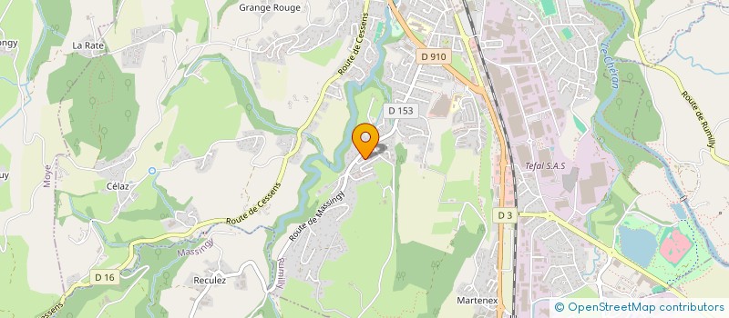 localisation de l'entreprise MADAME MYRIAM BRET-MOREL  RUMILLY