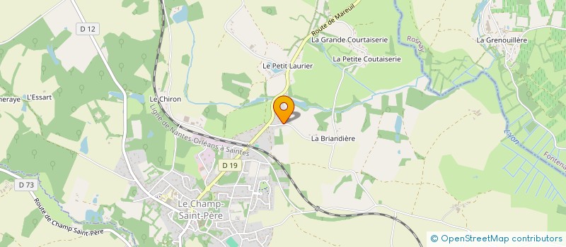localisation de l'entreprise MADAME MYRIAM BRIAND à LE CHAMP-SAINT-PERE