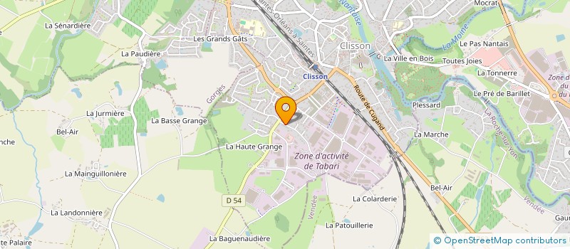 localisation de l'entreprise MADAME MYRIAM BRIODEAU à CLISSON