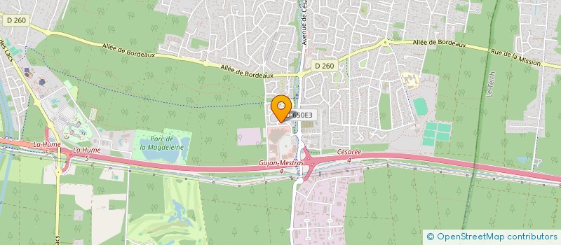 localisation de l'entreprise MADAME MYRIAM BROCHETON à GUJAN-MESTRAS