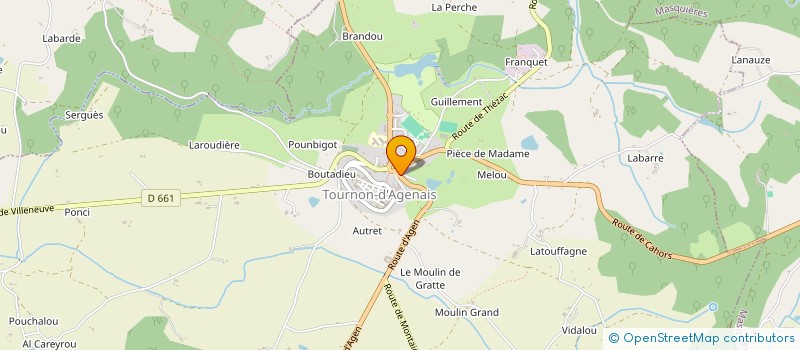 localisation de l'entreprise MADAME MYRIAM BROUAT  TOURNON-D'AGENAIS