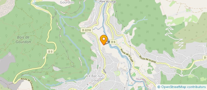 localisation de l'entreprise MADAME MYRIAM BUKATO à LE BAR-SUR-LOUP