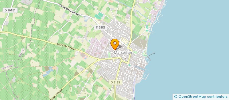 localisation de l'entreprise MADAME MYRIAM CABROL à MARSEILLAN