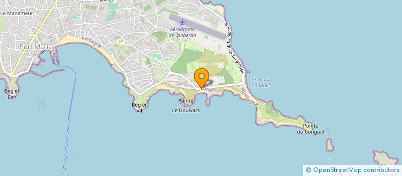 localisation de l'entreprise MADAME MYRIAM CAIGNARD à QUIBERON